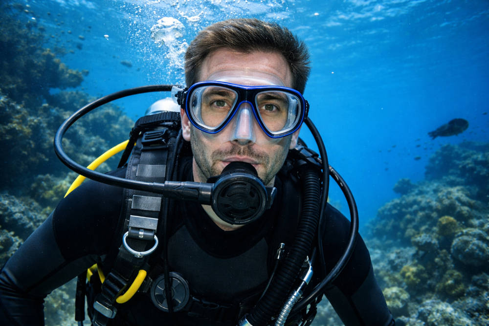 Duikbril op sterkte: losse lenzen of op maat?